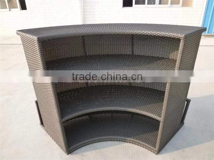 Luxury Bar Counter Rattan Bar Table
