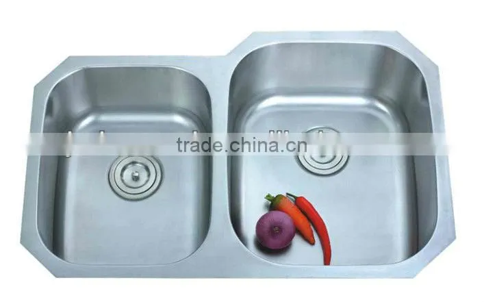 8153R# Double Bowl Stainless Steel Kitchen Sink 304#