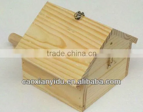 Bird House Stake bird house wooden craft Miniature Wooden Birdhouses