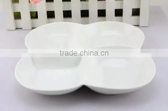 porcelain unique shape dinner plate