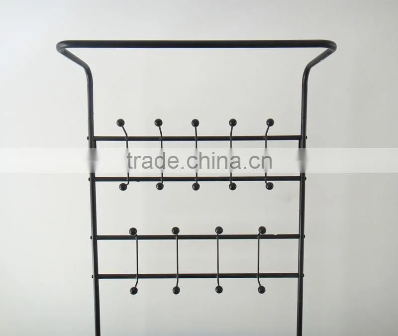 RH-4825 ENTRY WAY Hall Tree Bench Furniture Hook Hanger ORGANIZER Standing Coat Shoe clothes rack