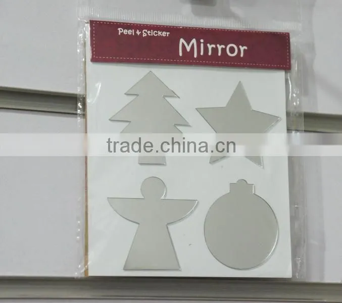 Custom Living Room Transparent Mirror Sticker