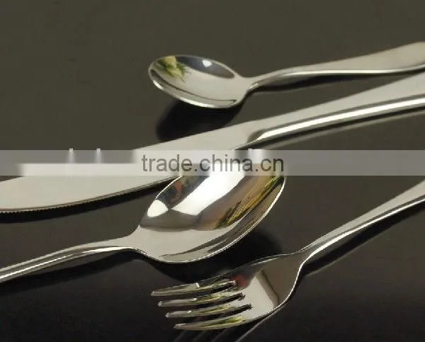 Stainless Steel Cutlery Set Flatware Set with free logo