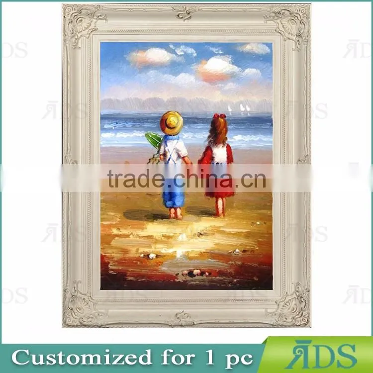 Giclee Print Beach Girl Oil Painting