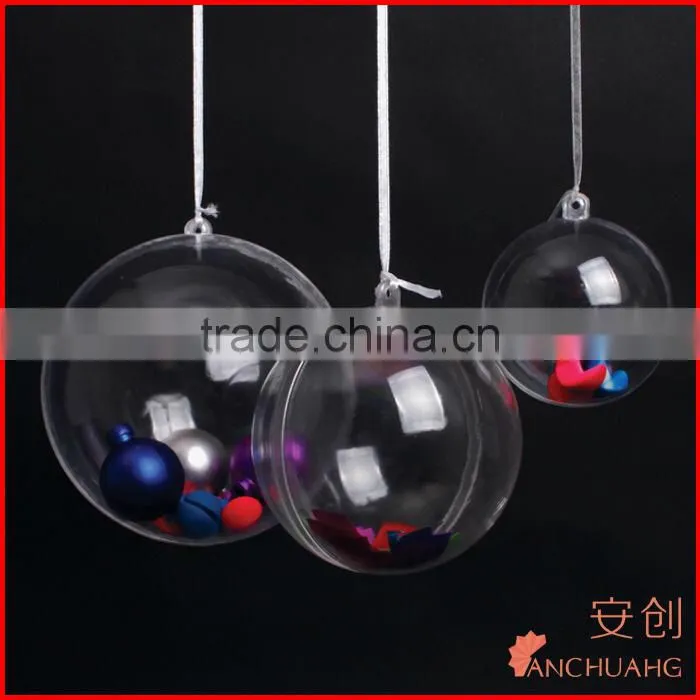 clear acrylic ball ornament