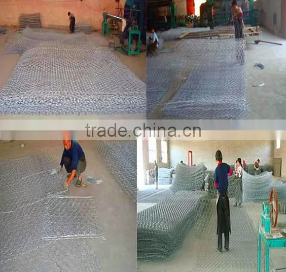 high quality 10 %Galvalume 100 x 120 (2.7) gabion box for highway slope protection