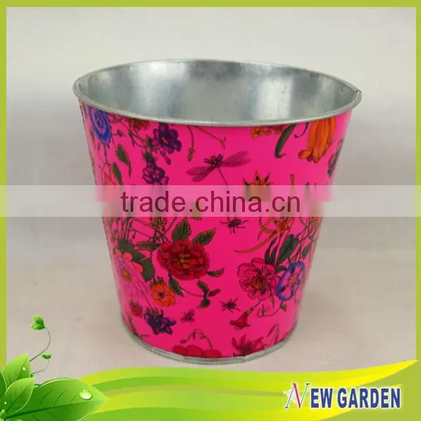 Handicraft Multi-using Excellent Design Flower Printing Home Goods Flower Pots