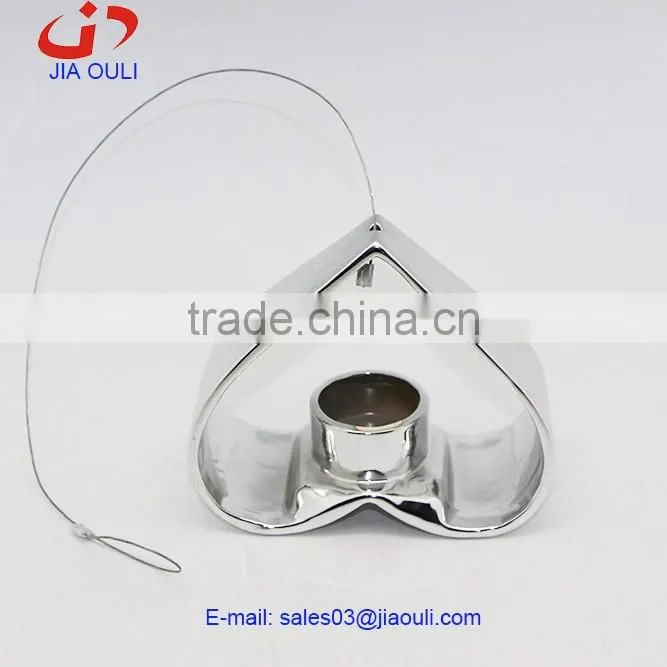 Good sales home decoration white ceramic apple