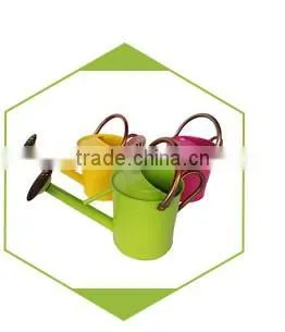 Metal Wall Buckets Planter Home Decor Flower Pot Hook Bright color Balcony Hanging Metal Hook Flower Pot