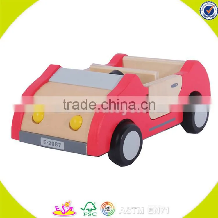 wholesale pretty wooden mini open car toy funny wooden mini open car toy wonderful toddler wooden mini open car toy W04A148