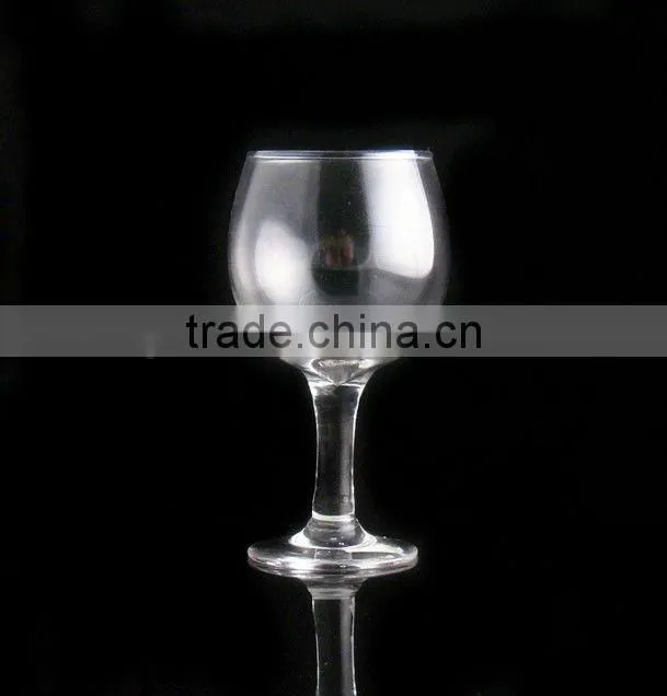 Crystal white wine glass,stemless wine glass