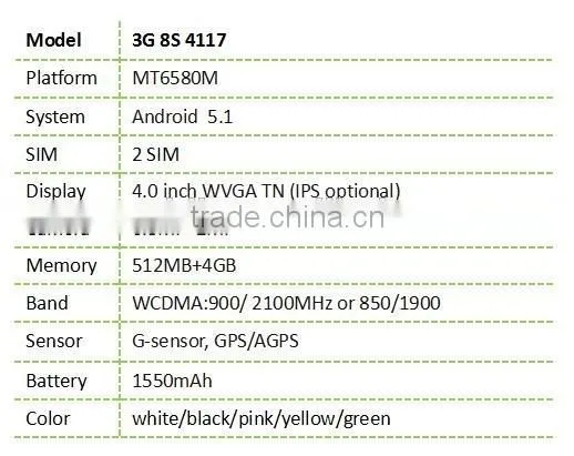 8S mobile 3G 8S4117 cheap android 3g smart phones