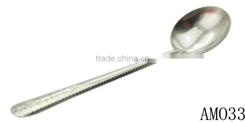Laced 410 stainless steel kitchenware circle oil spoon