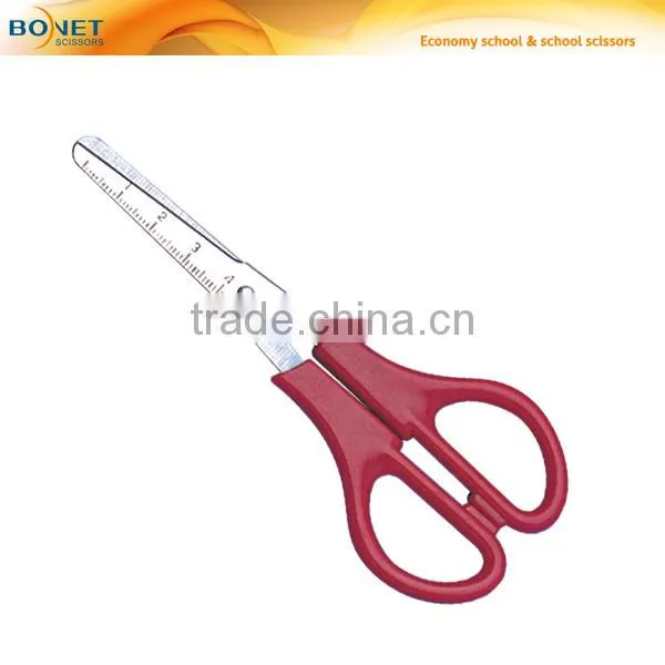 S71005 2014 New Popular 5" student ruler scissors