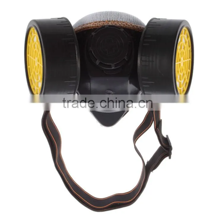 Unti-Dust Spray Industrial Chemical Gas Dual cartridge dusk Respirator Protective Mask