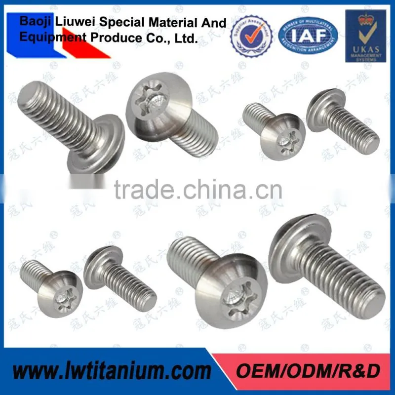 OEM Titanium Torx Bolts M4