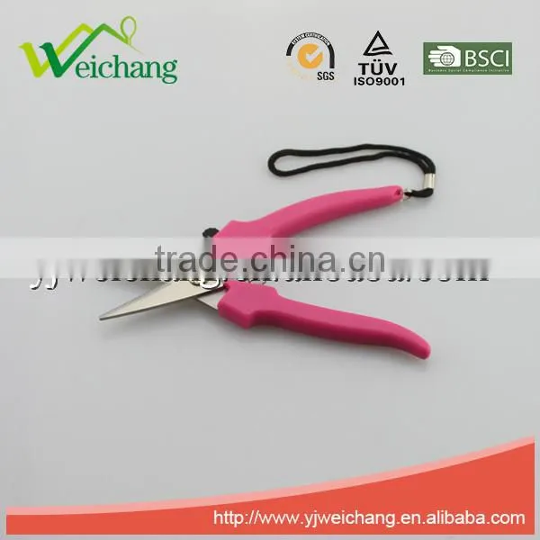 WCTS1207 premium garden pruning shears/stainless steel scissor/grape scissors pruning shears