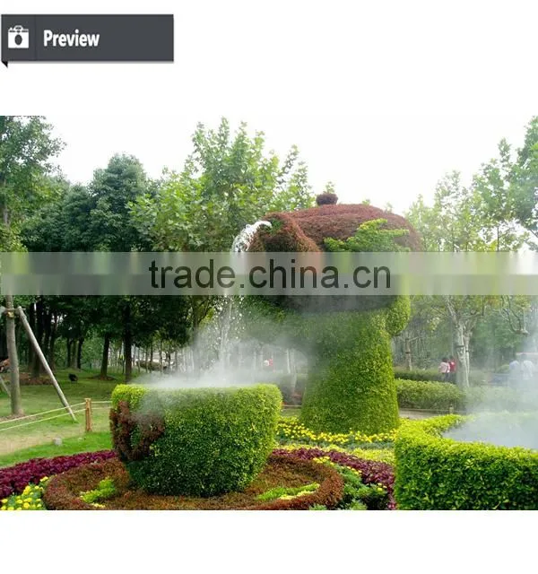 Artificial milan grass ornamental topiary animal shape for garden decoration
