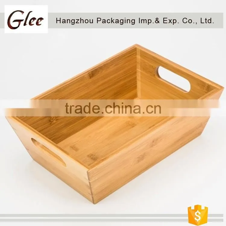 Elegant simple and ec-friendly storage bamboo box