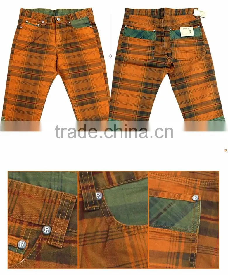 phs0701 casual summer short man's jeans cotton pants MOQ 300