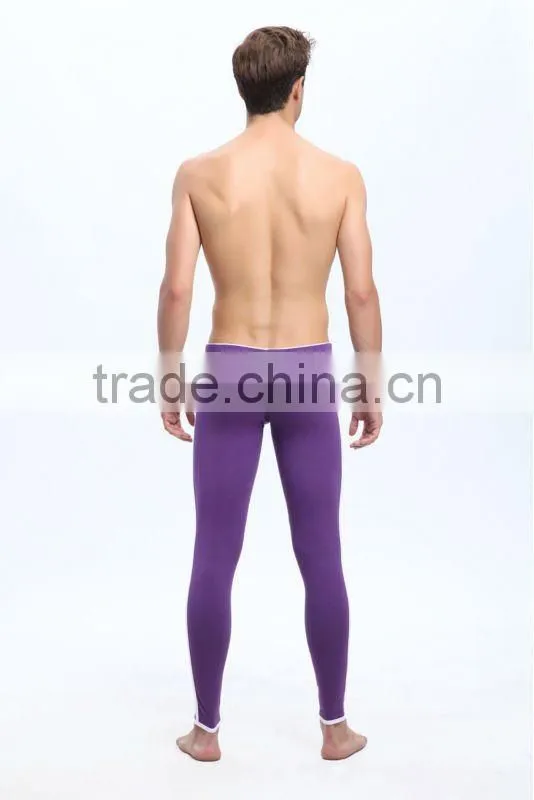 wholesale mans heated long underwear coffee thermal long johns cotton winter brand pants