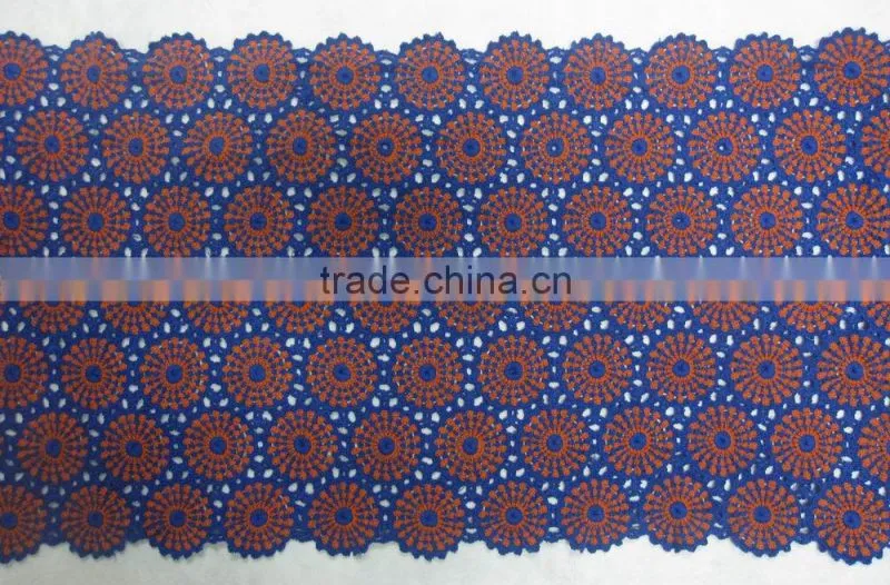 100% cotton crochet pattern design fabric
