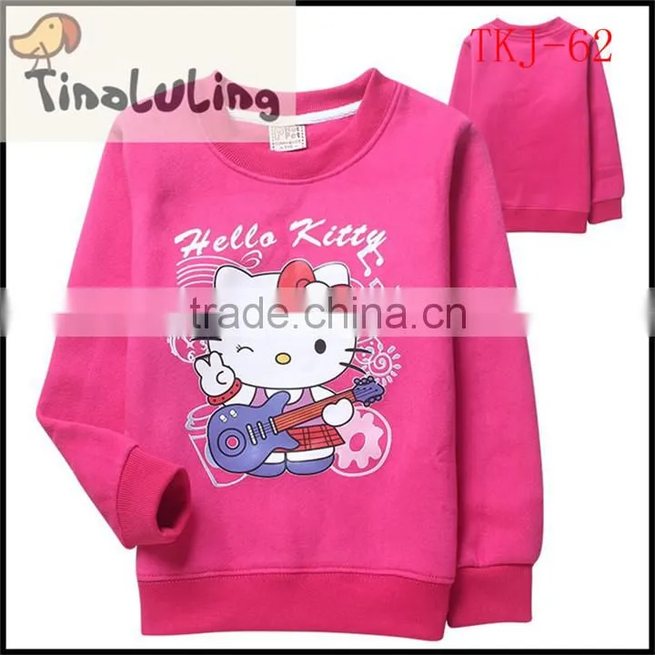 new hot children shirt hello kitty sweatshirt baby clothes