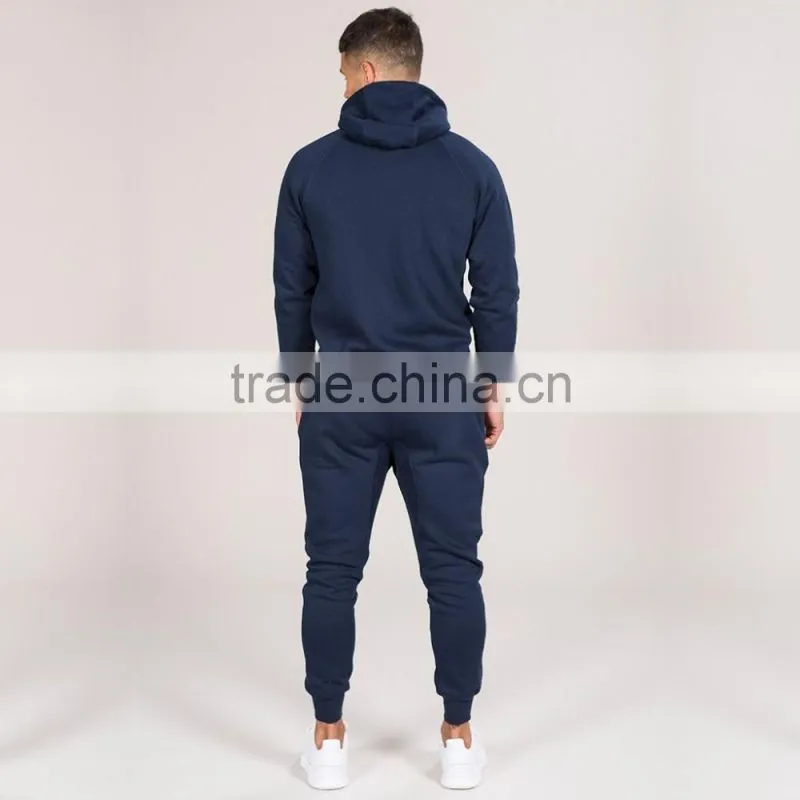 high quality tracksuits mens plain cotton tracksuit gym fitness tracksuit