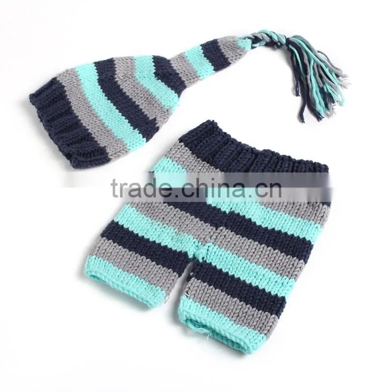 New arrival crochet baby costume newborn photo props LBP20160218-23
