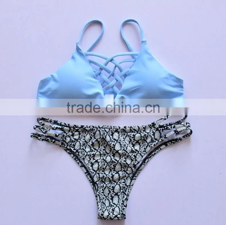 M664 dingyang fashion 2016 wholesale floral print hot bikini