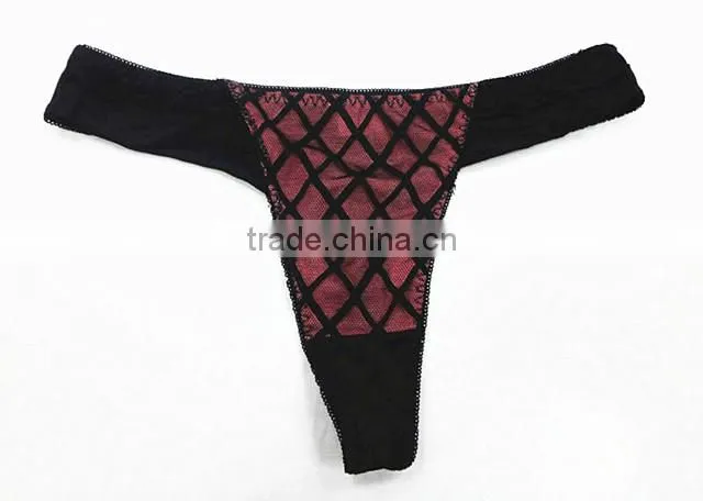 Fancy design womens thong underwear with competitive price