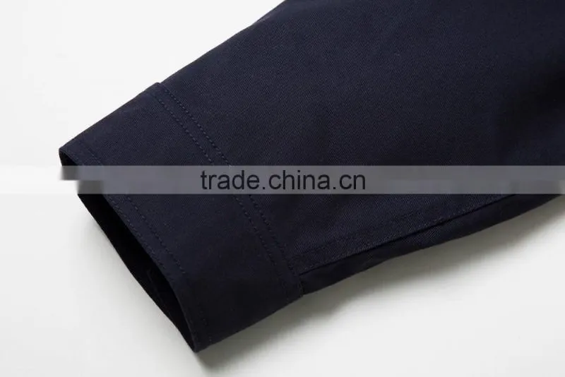 safety workwear manufacturer 6OZ navy blue FR fire fighting suit nomex suits