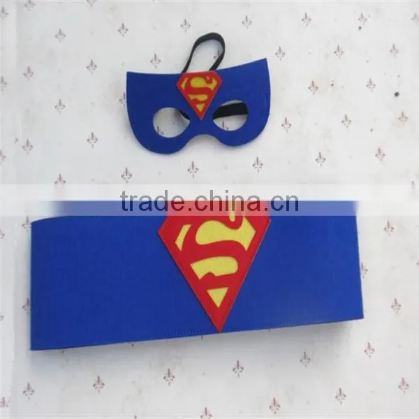 DIY Superman Cape Mask Fancy Dress Kids Childrens Halloween Super Hero