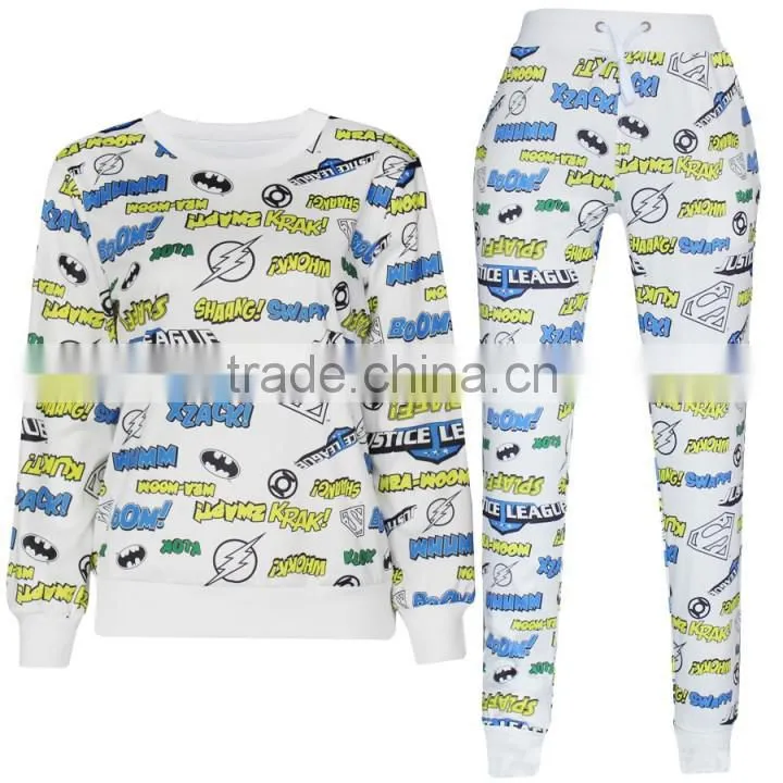 3D Printed Joggers Pullover Sweatshirt Womens Tracksuits Sports Suits Hip Hop Sportwear for Sale
