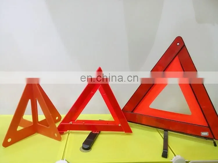E Mark road safety equipment,safety reflector warning triangle