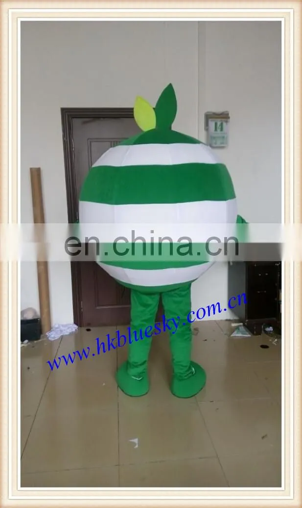 custom made green apple mascot costumes