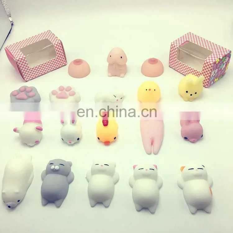 2017 newest design cat dolphin squishy kawaii toy for iphone 6/7 plus squishy toys