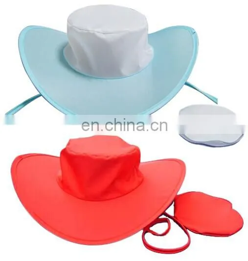 Hot sale fashionable folding nylon summer hat