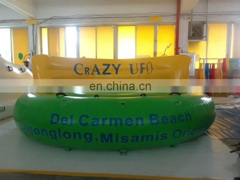 Outdoor sport round sofa Giant size circle crazy UFO inflatable Chair