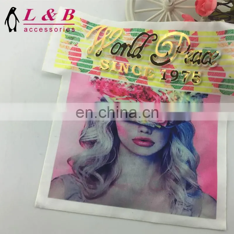 2017 wholesale new design 3D digital printing patch
