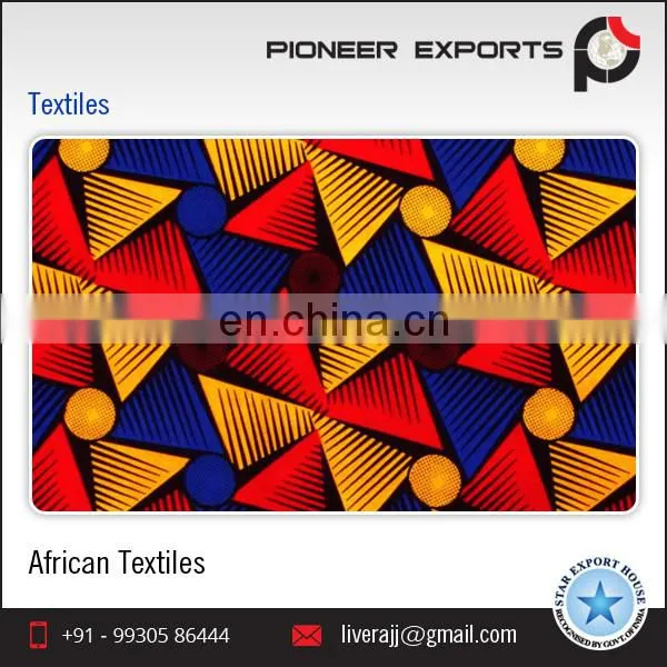 High Quality Garment Textile Fabric African Print Fabric