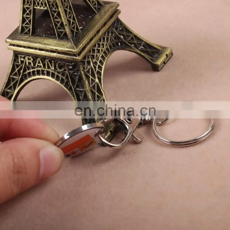 Wholesale 2016 Promotional custom logo Key Chain metal keychain