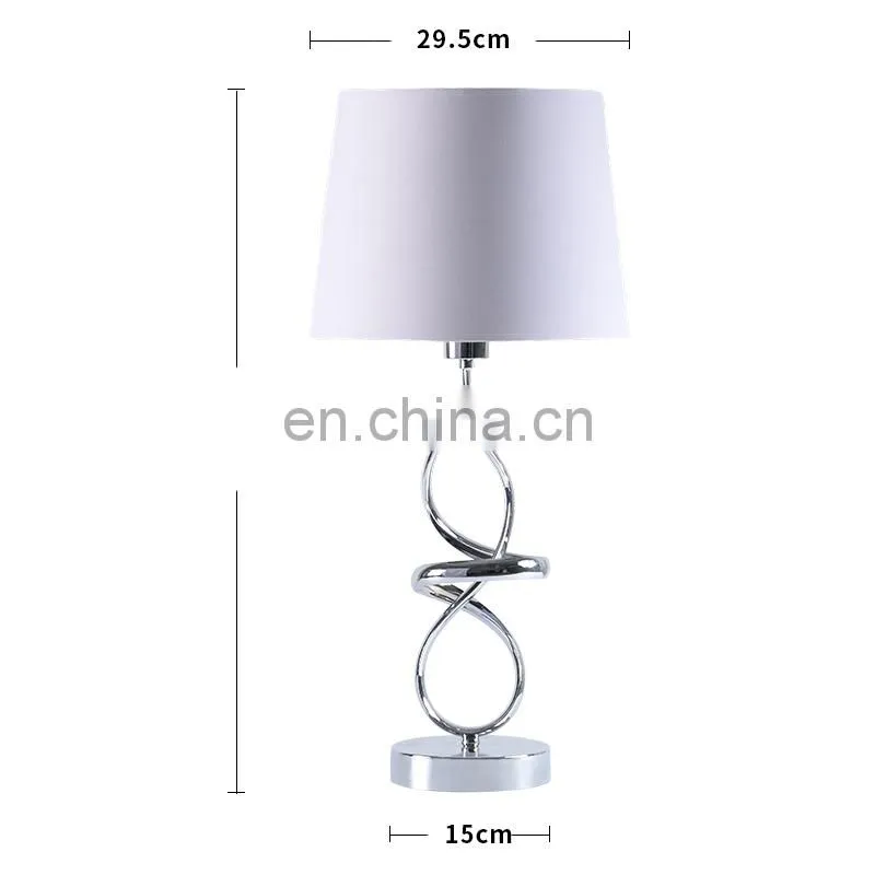 modern style and European style metal table lamp for hotel