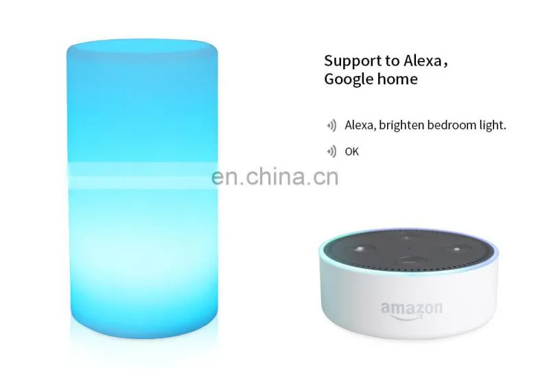 Mobile APP control alexa smart home decoration light wifi led night light