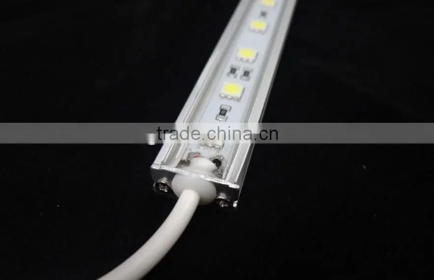IP68 aluminum led strip for outdoor lighting/SMD5050 flat aluminum led strip/ IP68 12V/24V aluminum led strip