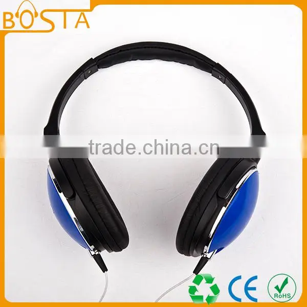 Folding fashion stereo factory cheap bulk sale China blue marble headphone