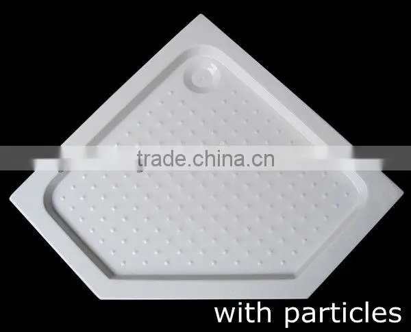 Diamond white Abs/Acrylic/stone low shower base