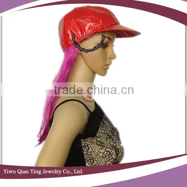 fashion red wig cap hairstyles