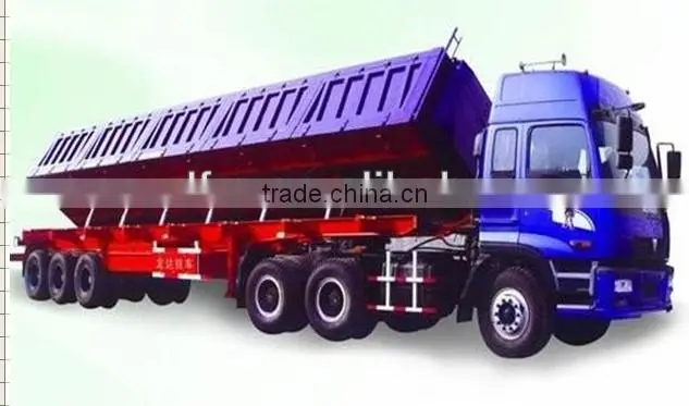 Dongfeng 3 axle side wall trailer, semi trailer from China for sale
