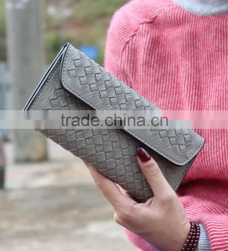 Hot Sale Women Wallets Fashion PU Leather Short Phone Wallet 10 Colors Purse